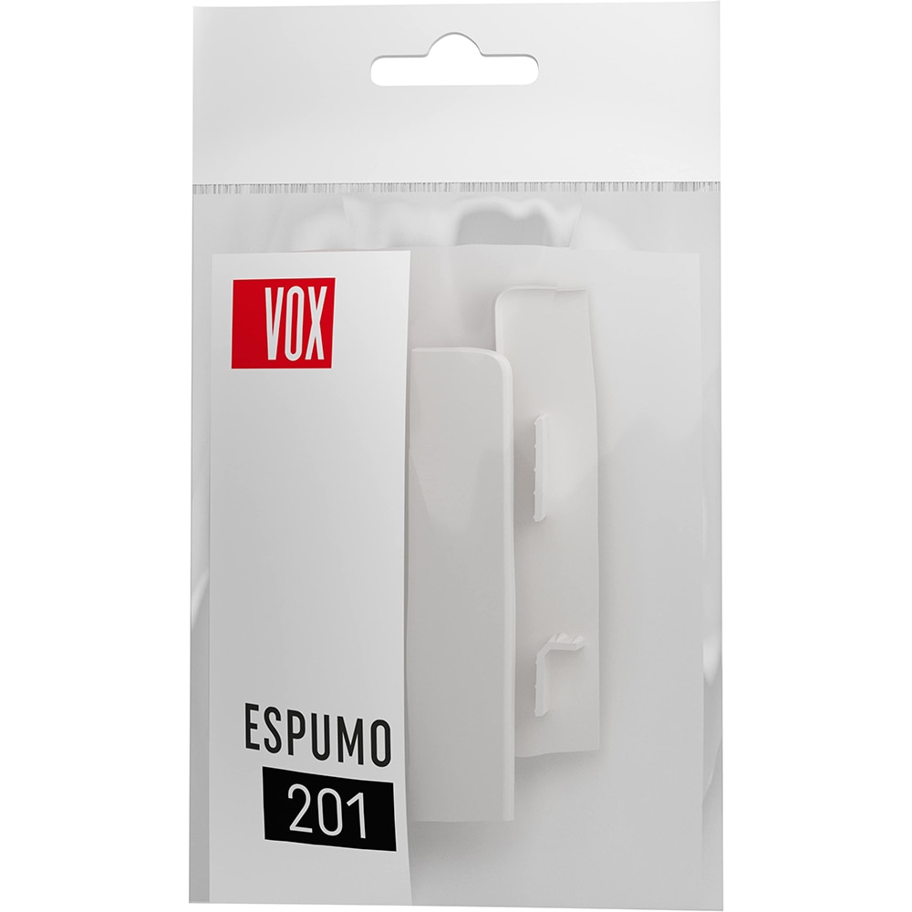 Terminatie parchet VOX Espumo 201, PVC, 2 bucati, alb