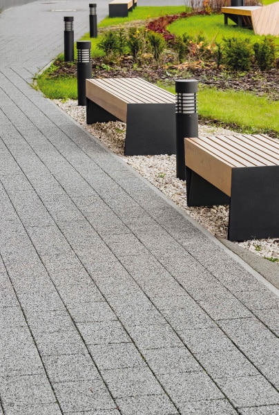 Pavaj gradina, beton, negru, 20 x 10 x 6 cm, 50 buc/mp  Semmelrock