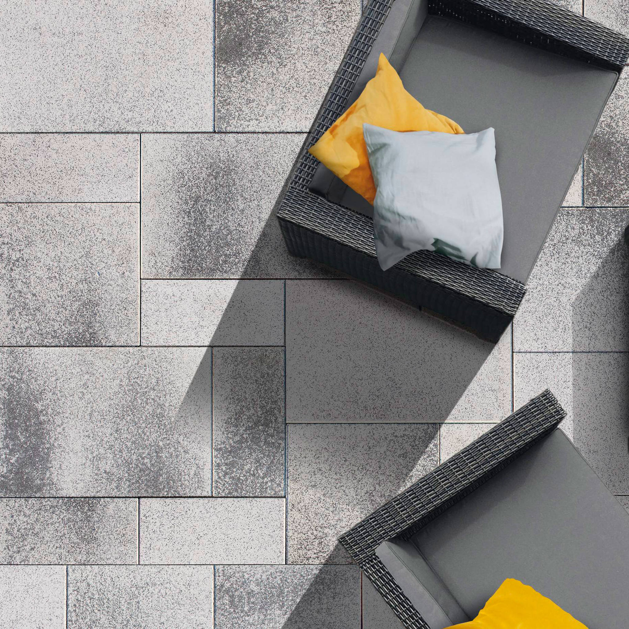 Pavaj gradina, beton, gri, palet, 9.6 mp, 6 cm  Semmelrock