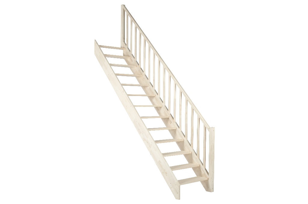 Scara interioara dreapta, lemn, fara contratrepte  Rapallo