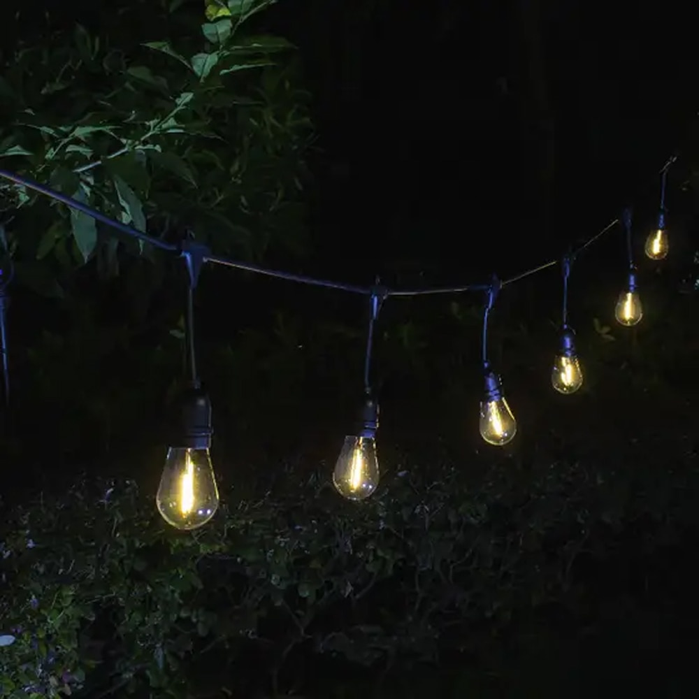  Ghirlanda decorativa Pandoro 101326263, 10m, 15 becuri, negru