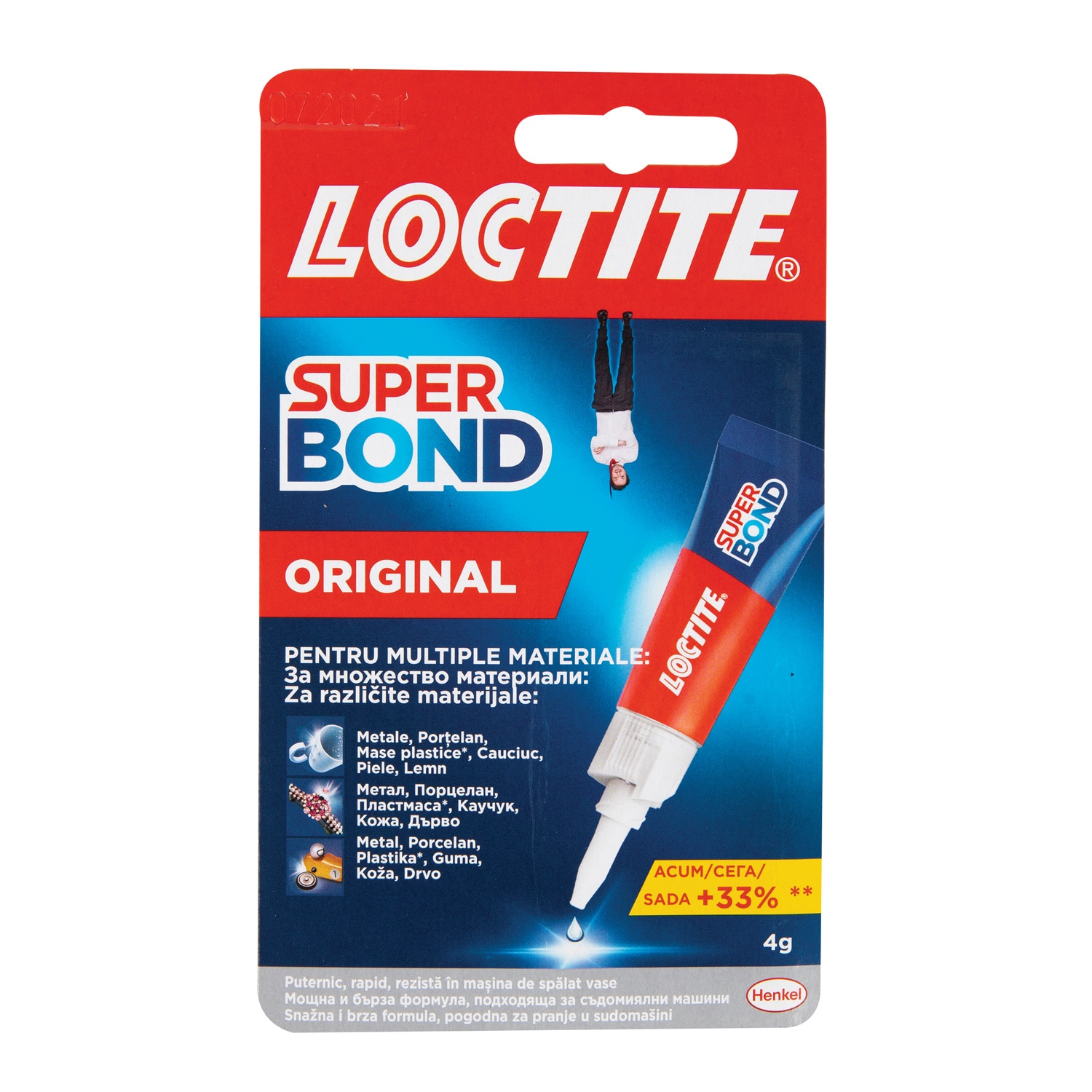 Adeziv universal, transparent, 4 g   Loctite Super Bond