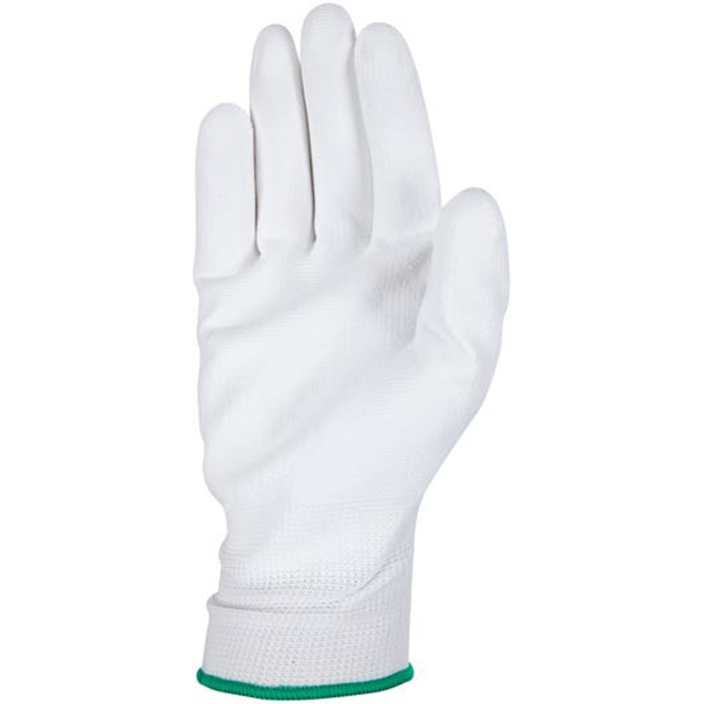 Manusi de protectie DCT, marime 8, albe, uz general, poliester