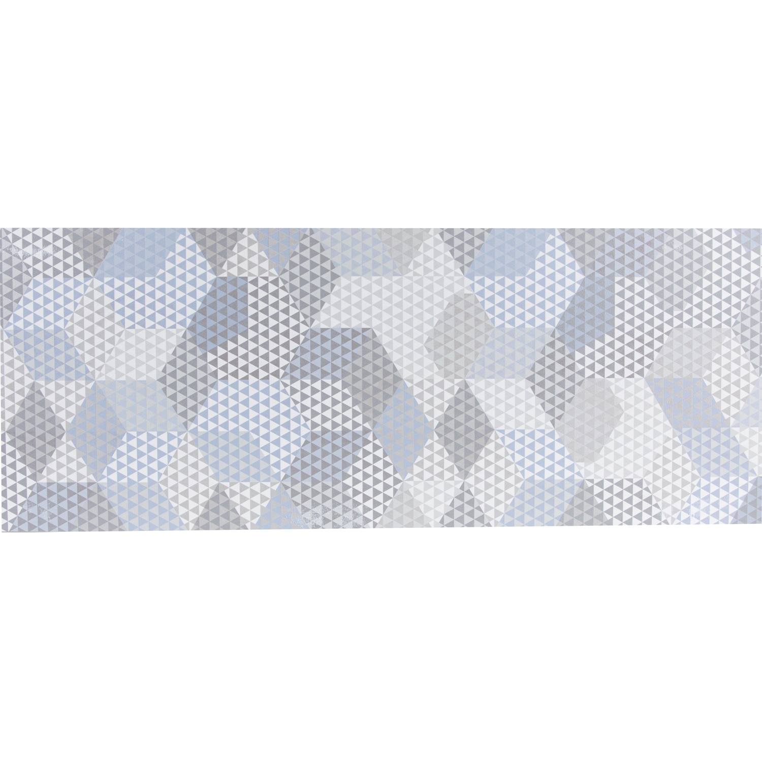 Faianta decor interior Peonia, azul, 20 x 50 cm, suprafata 1.4 mp