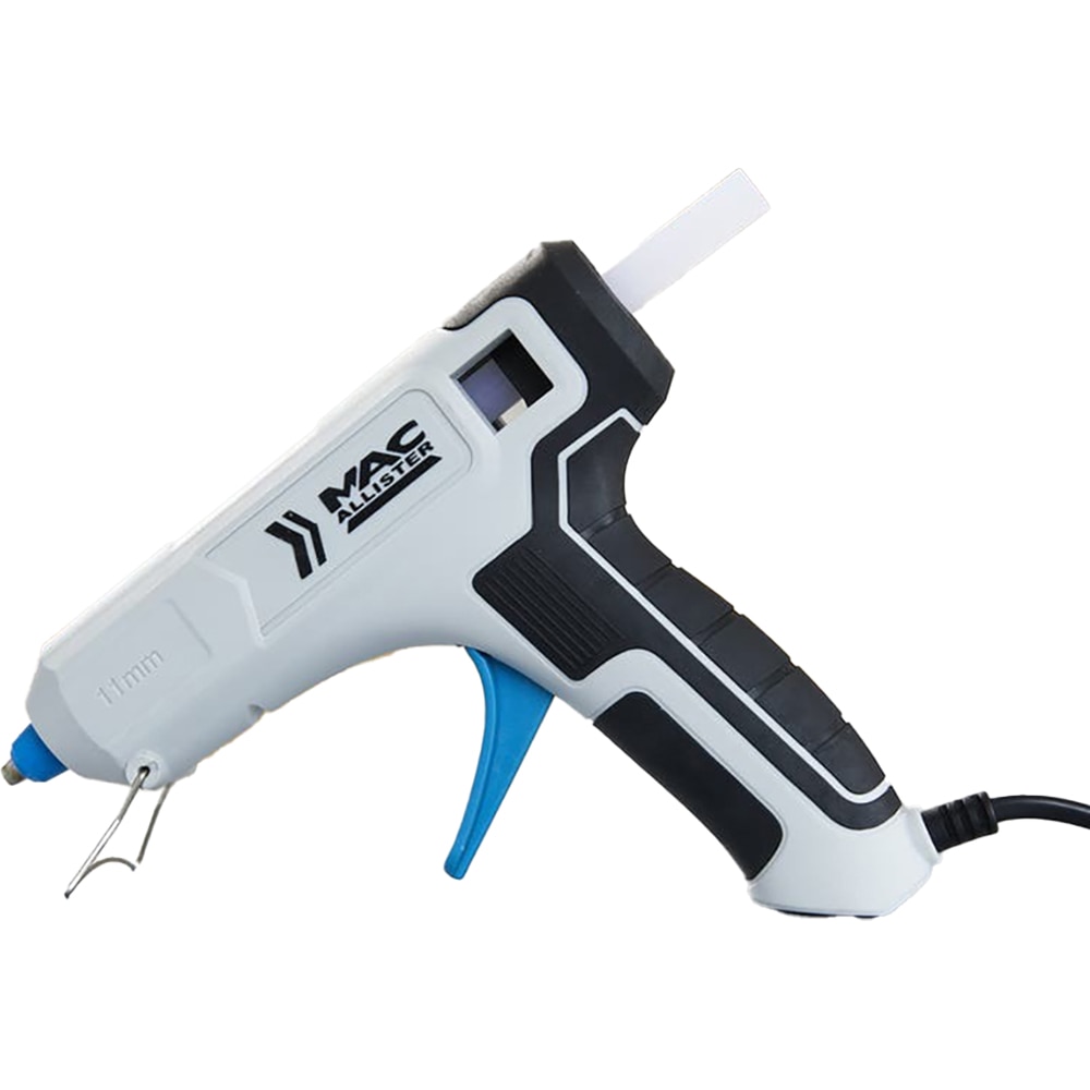 Pistol de lipit cu silicon MAC ALLISTER, 25 W, alb/negru