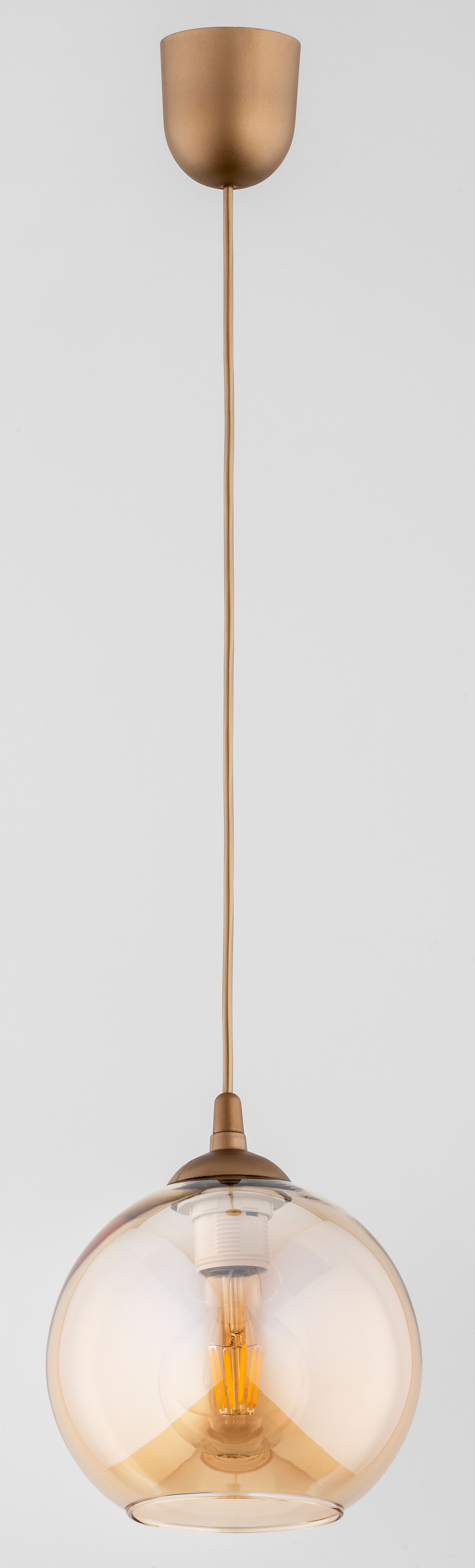 Lustra tip pendul, Auriu, 60 W, 1 x E27 • Alfa Tipi