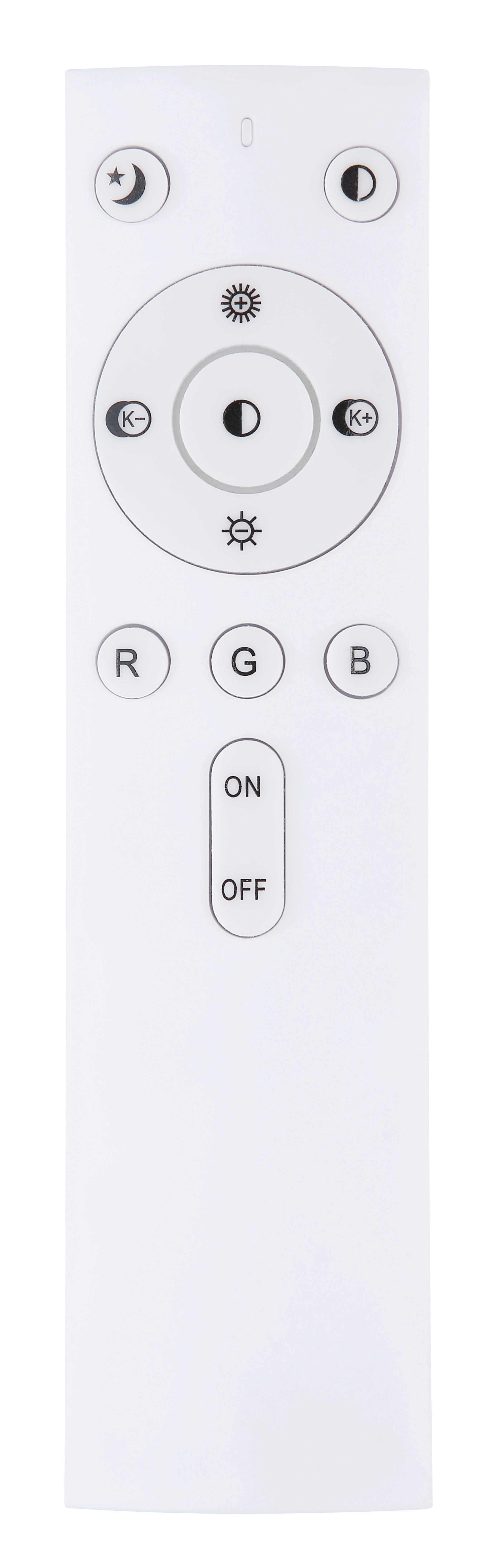 Plafoniera LED, negru metal, 24W RGB  Globo Sully