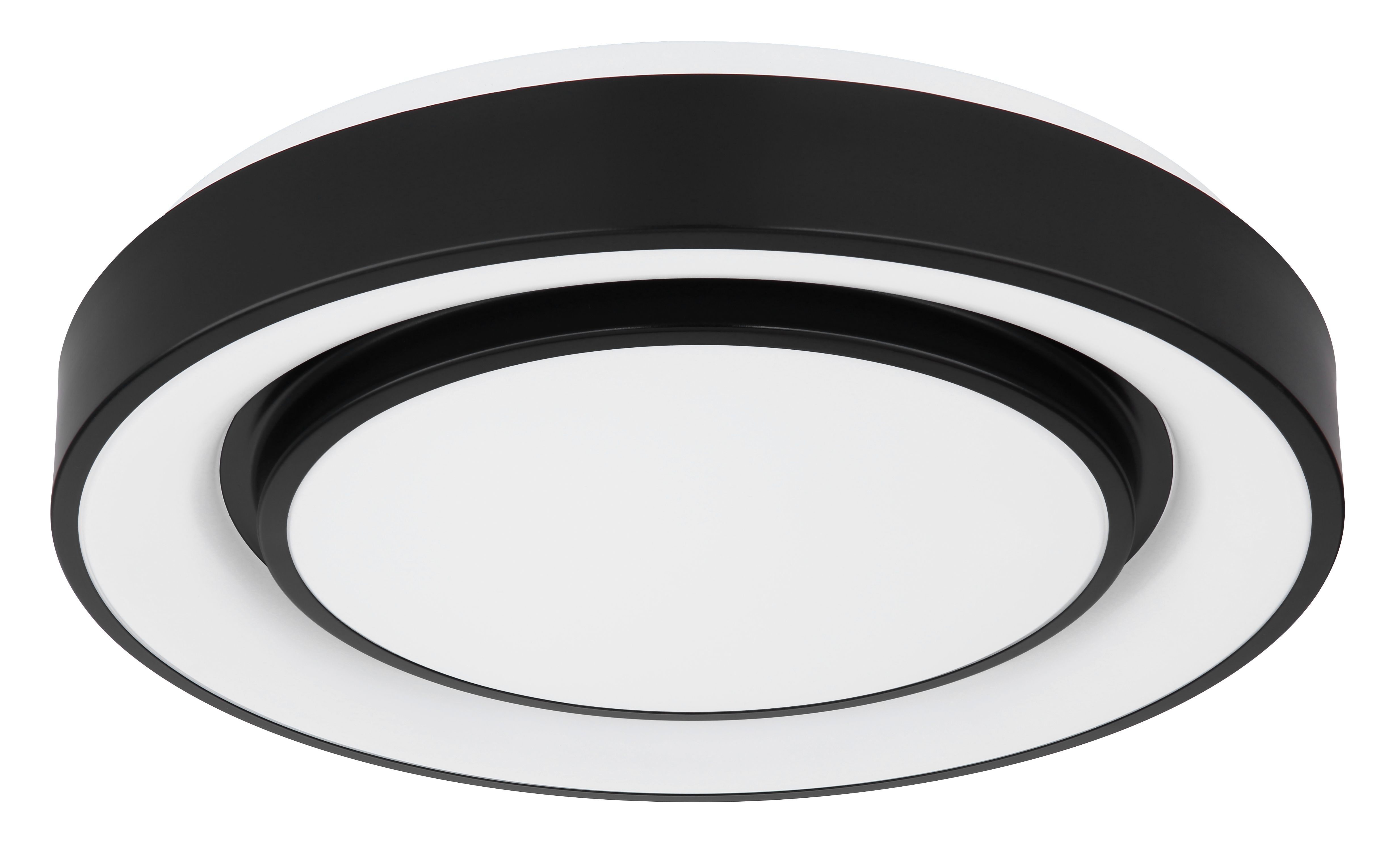 Plafoniera LED, negru metal, 24W RGB  Globo Sully