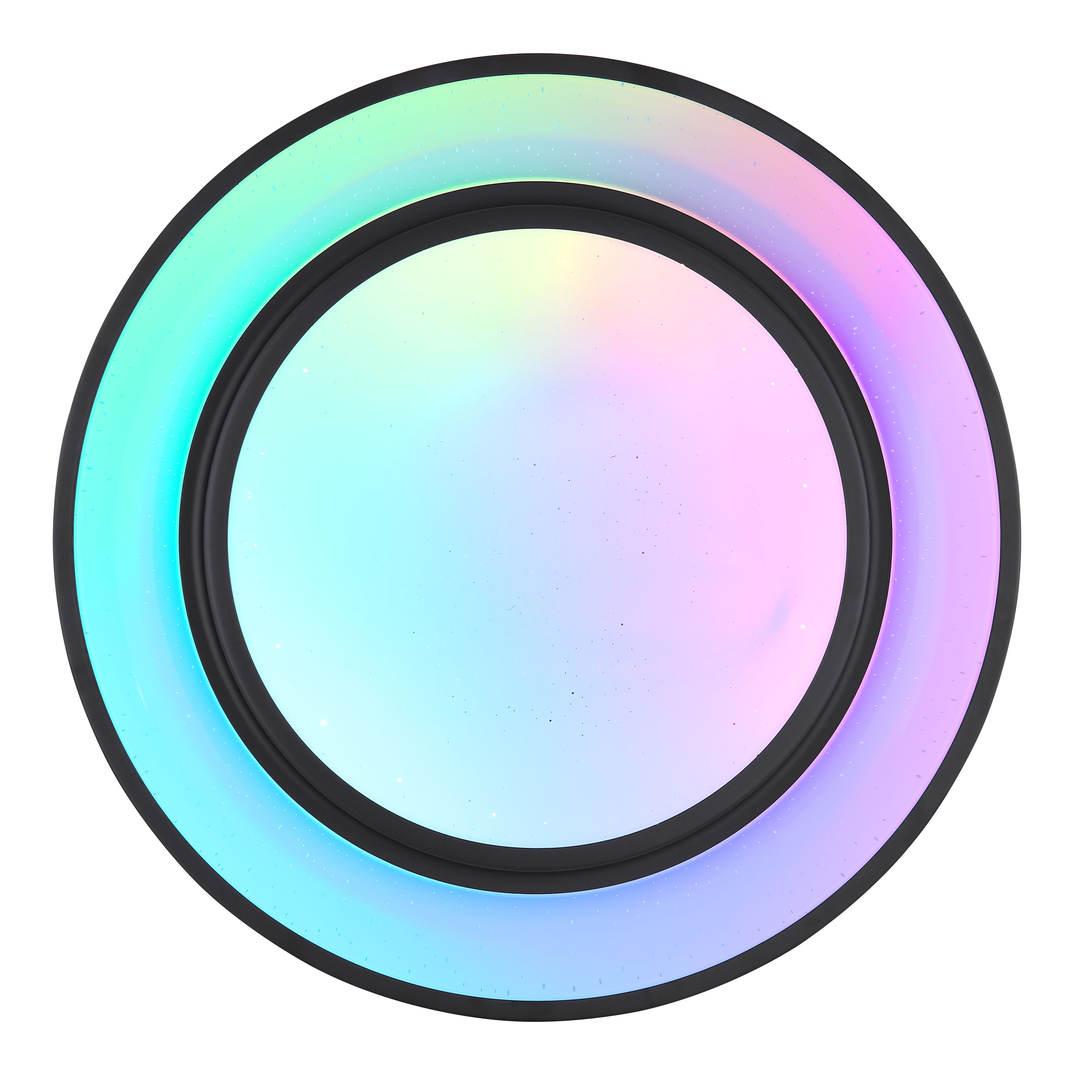 Plafoniera LED, negru metal, 24W RGB  Globo Sully