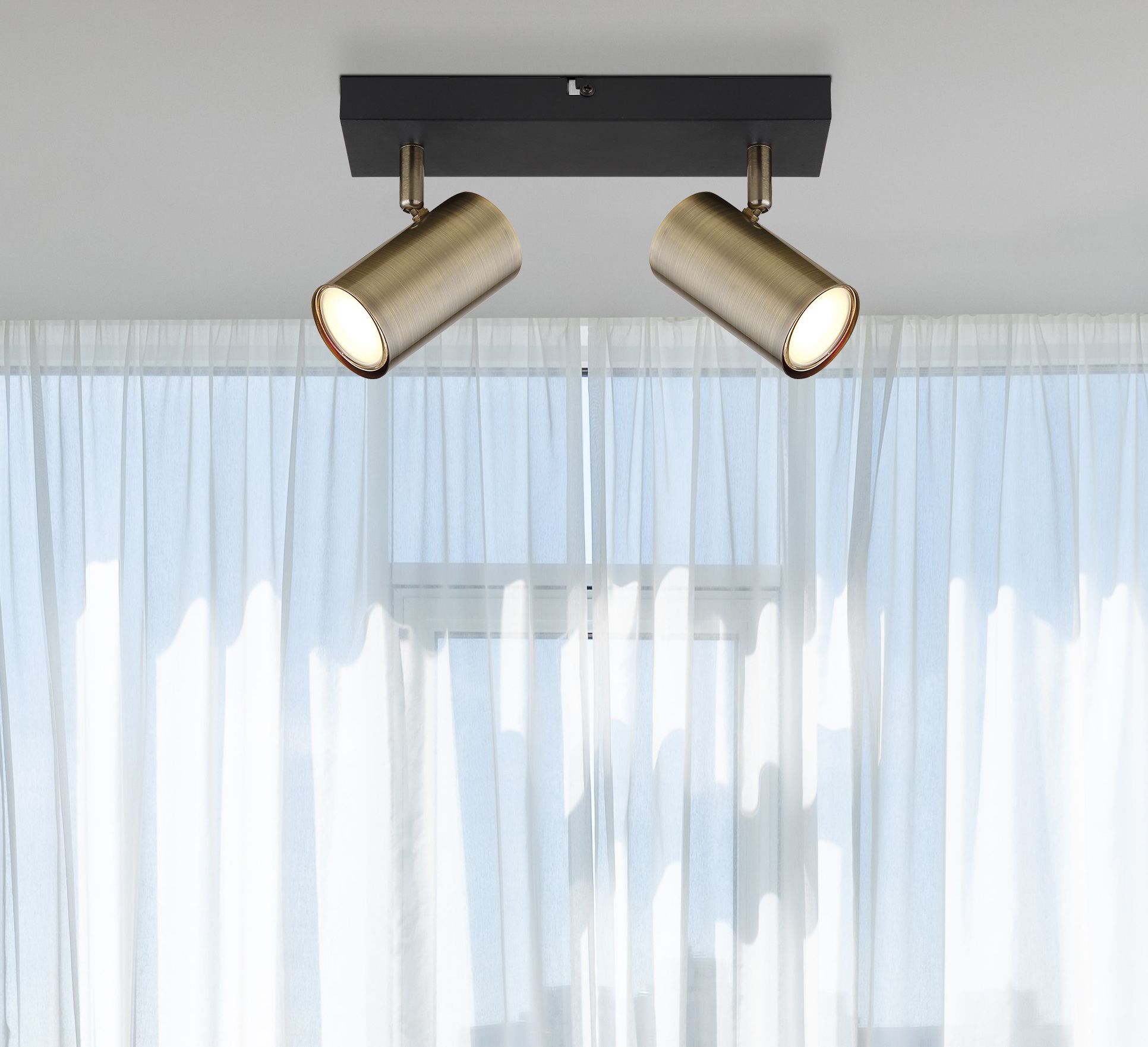 Spot negru mat, 35 W Globo