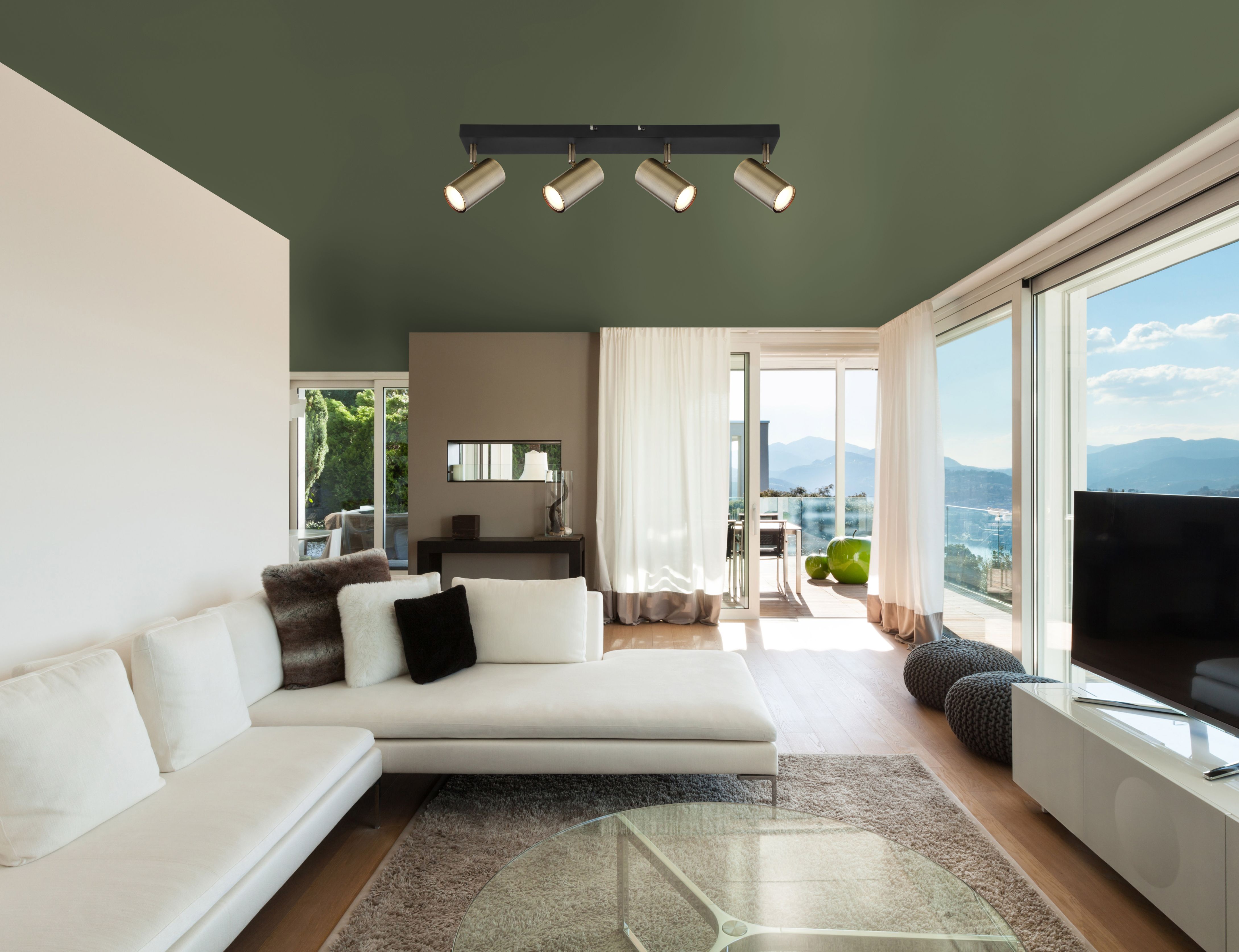 Spot negru mat, 560X60 mm, 35W  Globo