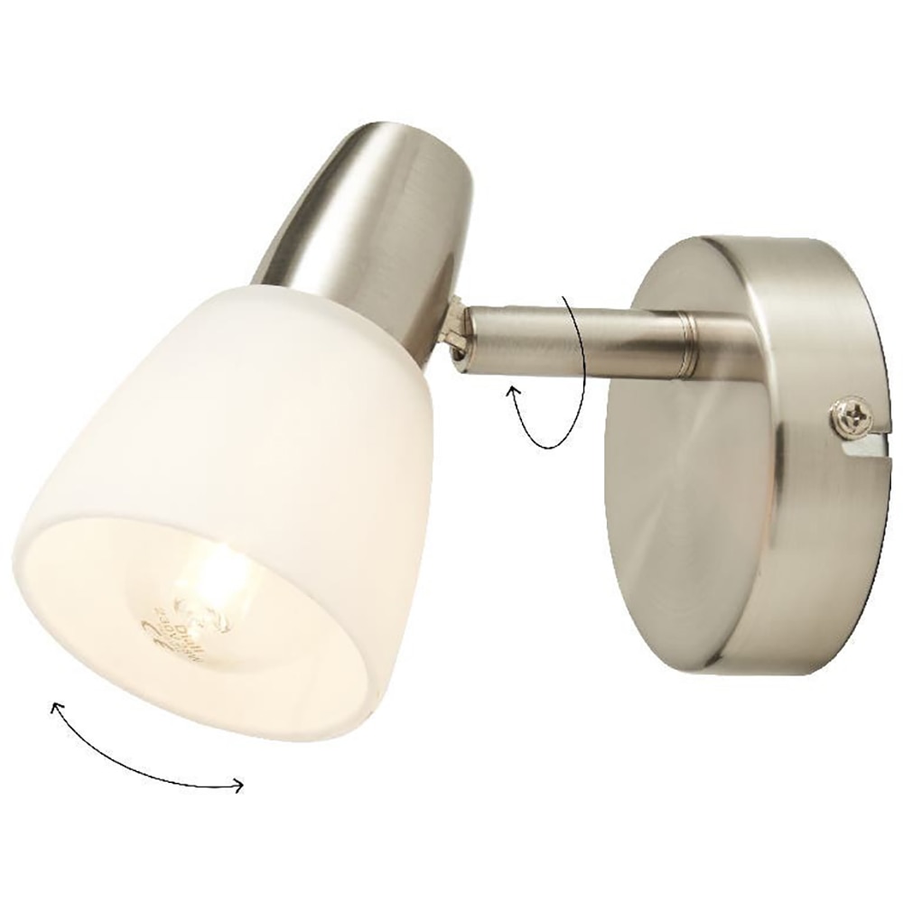 Spot GOODHOME Aphaea, 10W, E14, argintiu