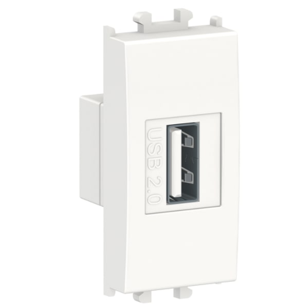 Priza incarcare USB, 1M, alba  Schneider Electric Easy Styl