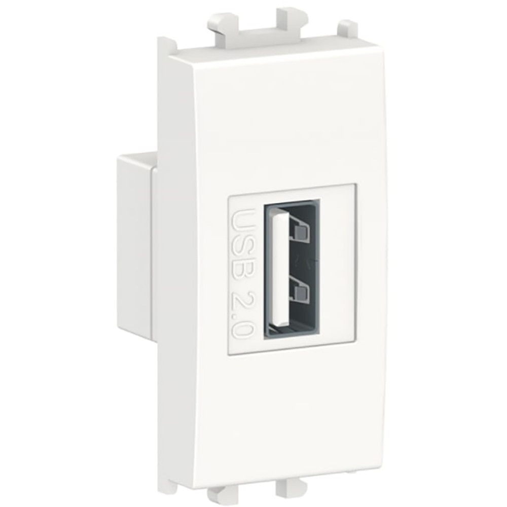 Priza USB SCHNEIDER ELECTRIC East Styl, 1modul, alb