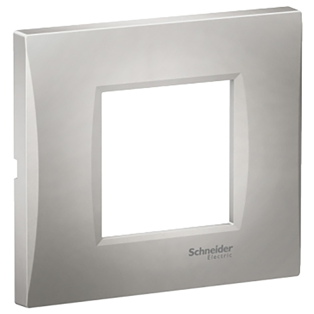 Rama SCHNEIDER ELECTRIC Easy Styl, 2 module, 81 x 11 x 92mm, argintiu