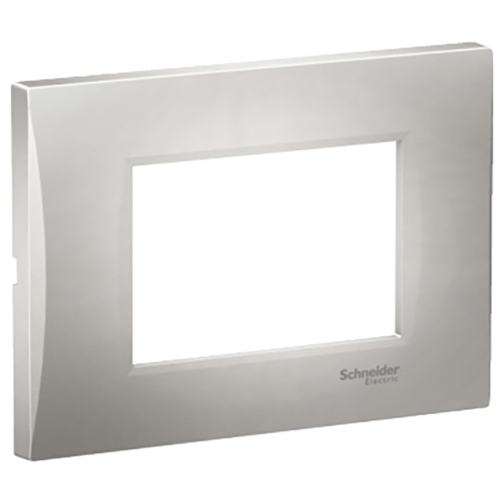 Rama SCHNEIDER ELECTRIC Easy Styl, 3 module, 81 x 11 x 114mm, argintiu