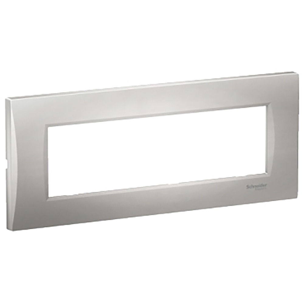 Rama SCHNEIDER ELECTRIC Easy Styl, 7 module, 81 x 11 x 202mm, argintiu