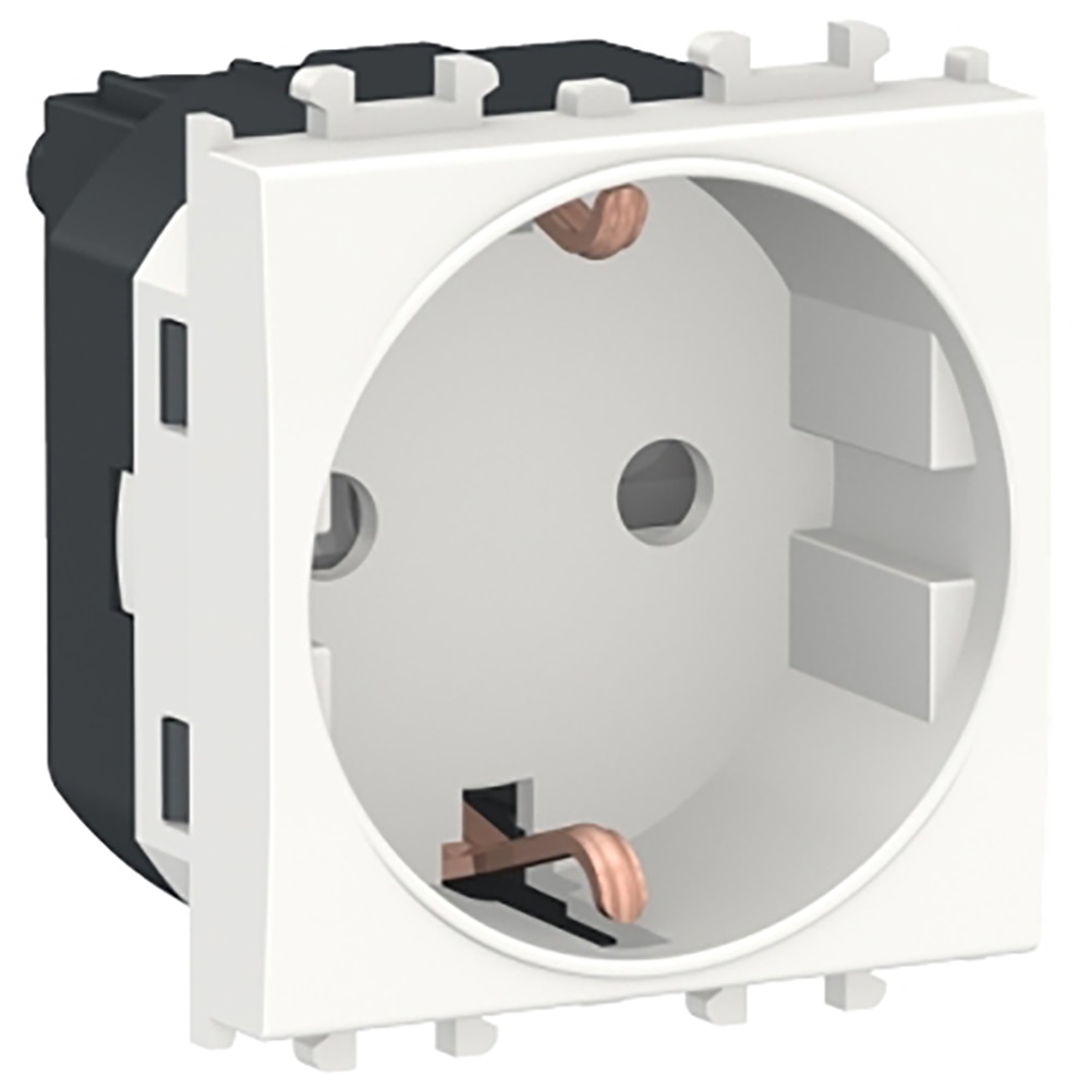 Priza SCHNEIDER ELECTRIC Easy Styl, 2P+E, 1 modul, IP20, alb