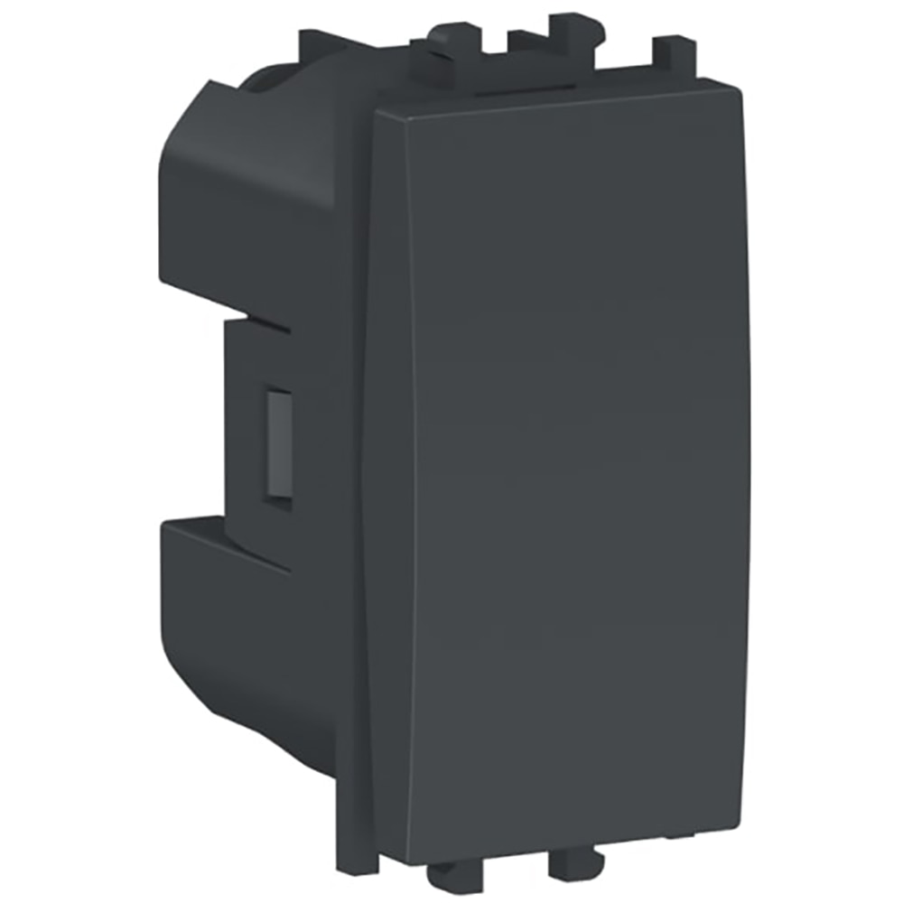 Intrerupator simplu SCHNEIDER ELECTRIC Easy Styl, incastrat, 10A, 1modul, negru