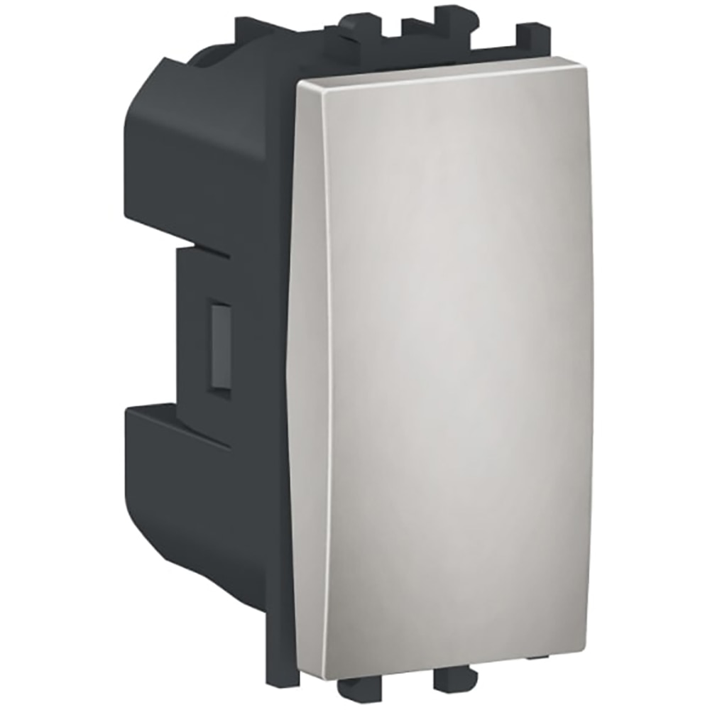 Intrerupator cu revenire SCHNEIDER ELECTRIC Easy Styl, incastrat, 10A, 1modul, argintiu