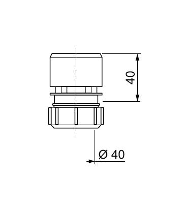 Piesa antivid drept40, prin insurubare  Wirquin Essentials