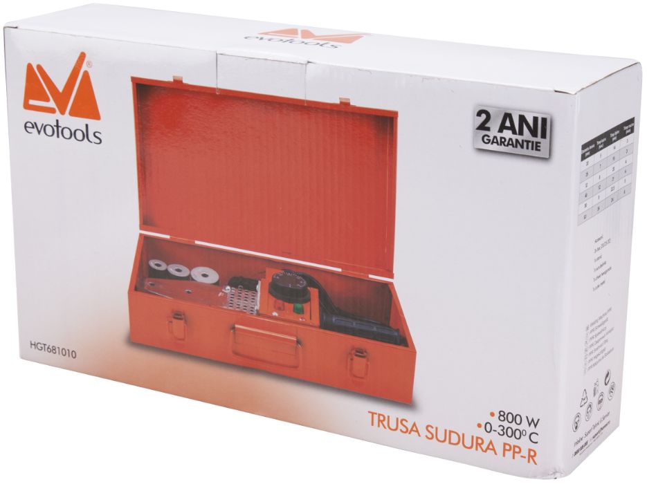 Evotools Trusa Sudura Pp R 800W
