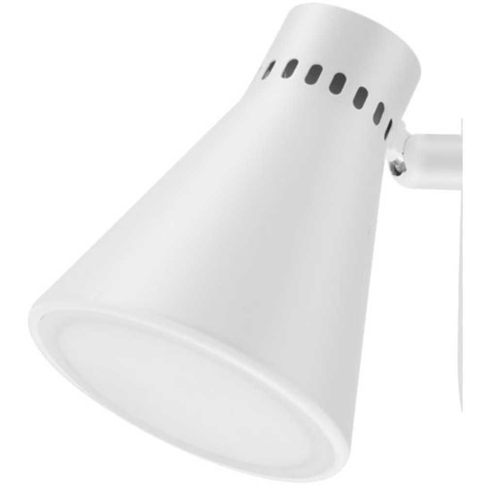 Spot de perete Edson GoodHome, 1  GU10, LED compatibil, orientabil, alb