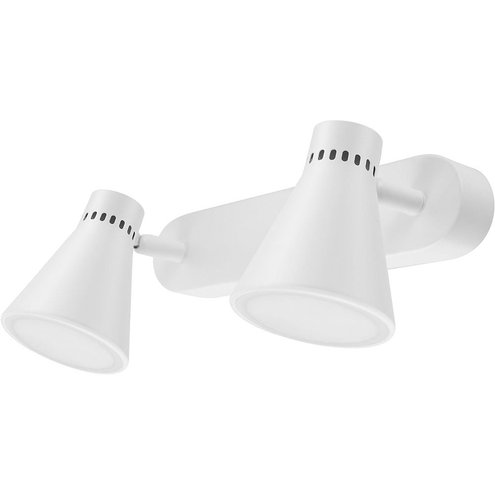 Spot LED Edson GOODHOME, 2 becuri GU10, 10W, 500lm, 3000K, alb