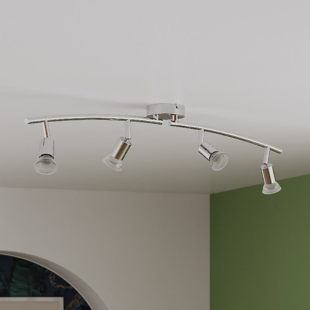 Plafoniera SASHA, GU10, 7W, argintiu