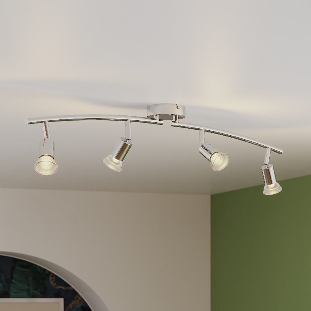 Plafoniera SASHA, GU10, 7W, argintiu