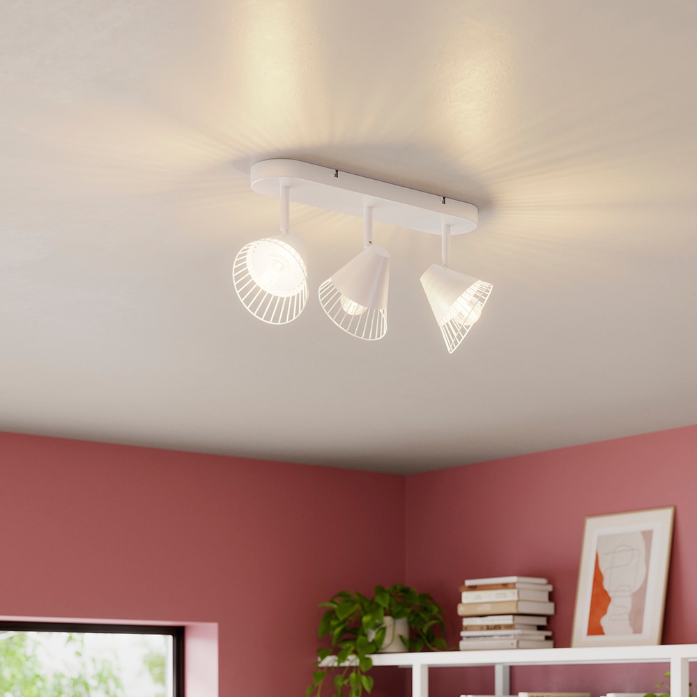 Spot LED Tsolma GOOHOME, 3 becuri E14, 10W, alb