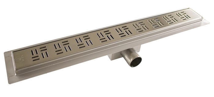 Rigola din inox, 500 x 70 mm  Everpro Stripes