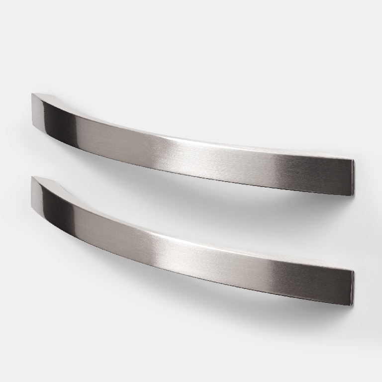 Set manere GOODHOME Sabaku, aluminiu, 26 cm, argintiu, 2 bucati