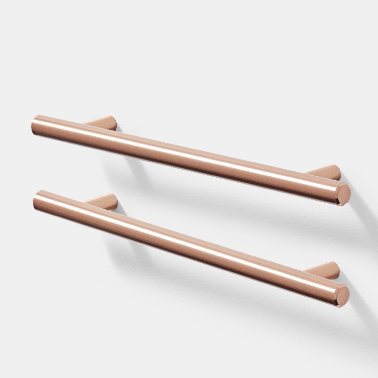 Set manere GOODHOME Annatto, otel, 22 cm, argintiu, 2 bucati