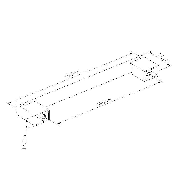 Set maner GOODHOME Khara, otel, 18.8 cm, argintiu, 2 bucati