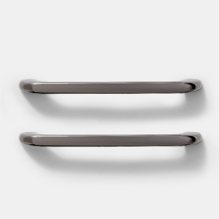 Set manere GOODHOME Condio, aluminiu, 22.5 cm, argintiu, 2 bucati