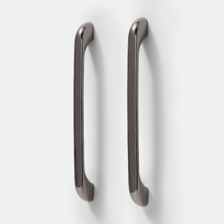 Set manere GOODHOME Condio, aluminiu, 22.5 cm, argintiu, 2 bucati