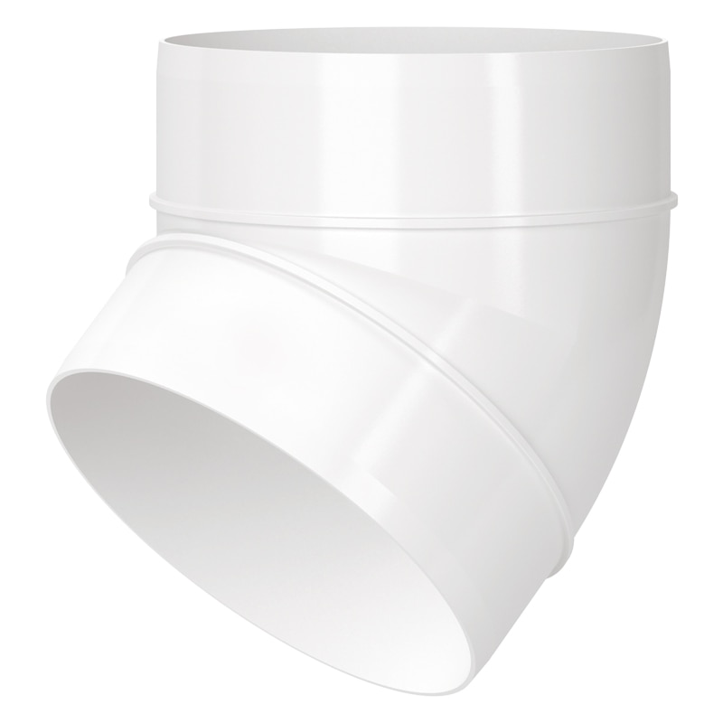 Cot PVC, 45 grade, 100 mm  Vents
