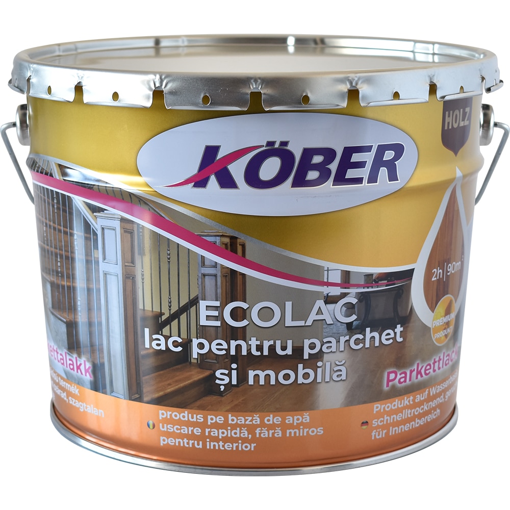 Lac pe baza de apa Kober Ecolac, 10L