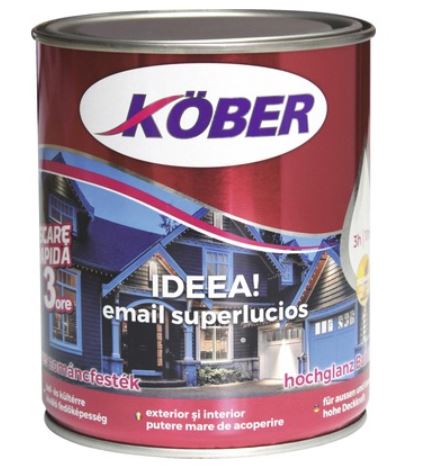 Email lemn / metal, 0.75L, Verde Luminos   Kober Ideea