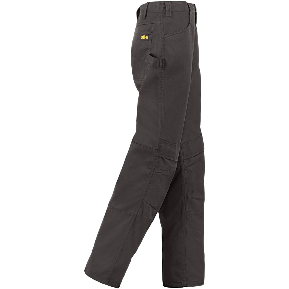 Pantaloni Sember Site, marimea 42, bumbac si poliester, negru