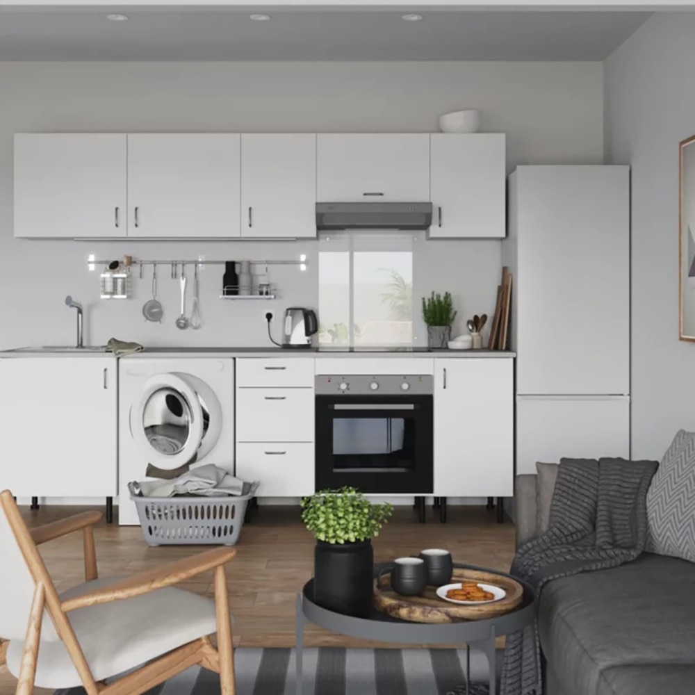 Corp suspendat bucatarie Pragma, PAL, 60 x 32 x 55cm, alb