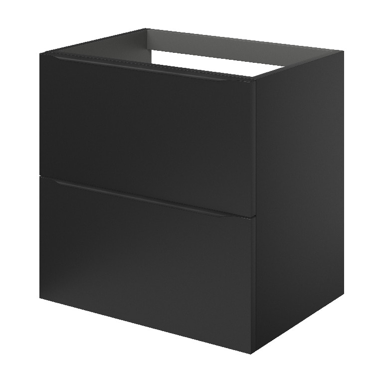 Baza pentru lavoar, suspendata, Negru, 60 x 60 cm  GoodHome Imandra