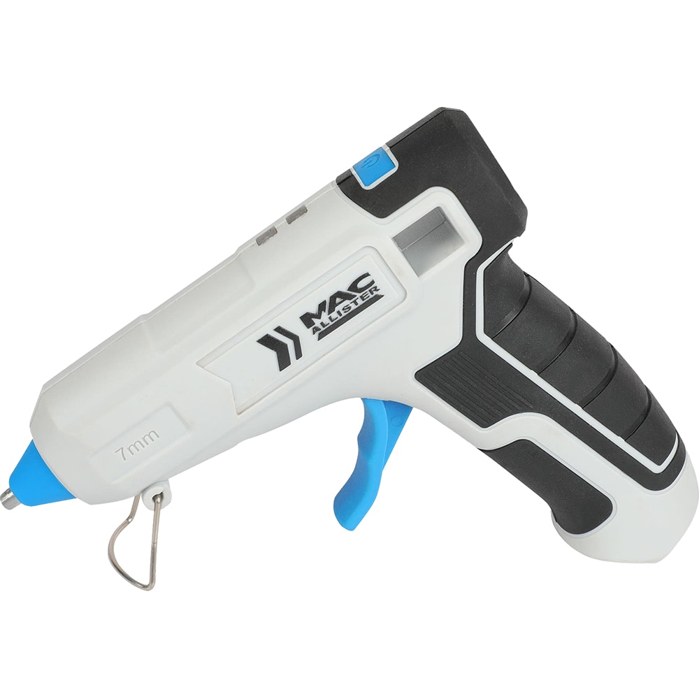 Pistol de lipit cu silicon fara fir MAC ALLISTER, 3.6 V, alb/negru