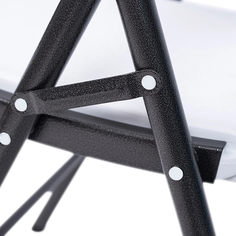 Scaun terasa Astano, otel, 46 x 53 x 87 cm, alb