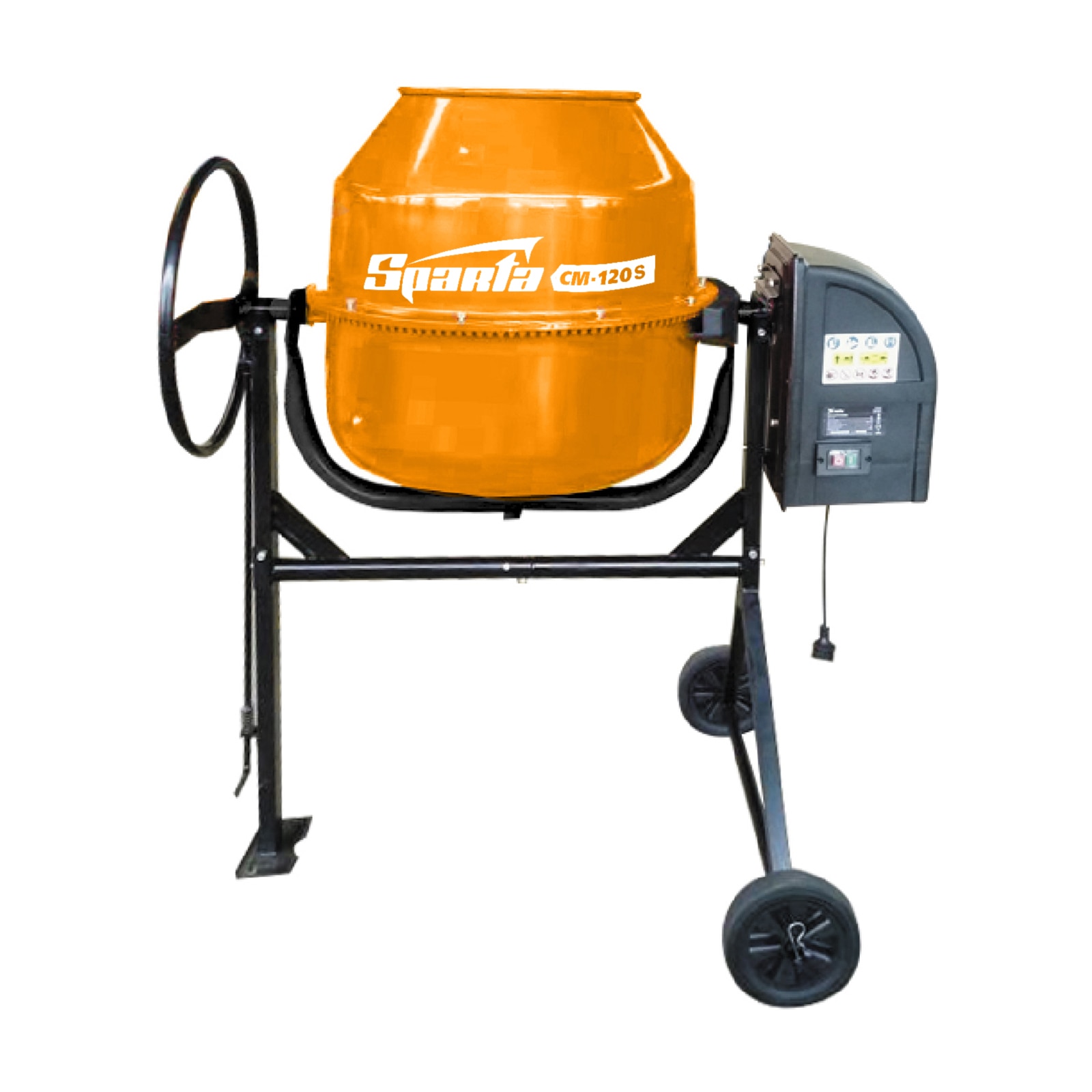 Betoniera fonta, 120L, 500W, 29,5 rotatii/min Sparta