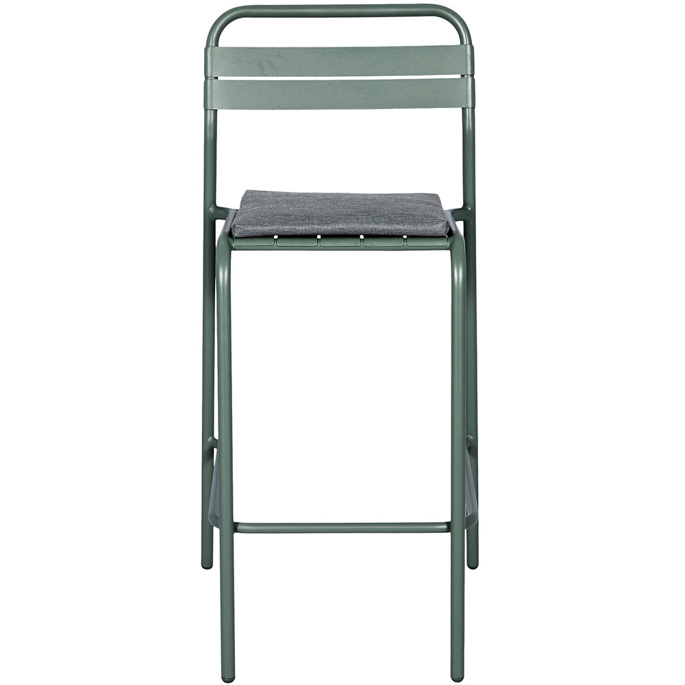 Scaun terasa GOODHOME Lithari, otel, 57 x 53 x 108.5 cm, verde