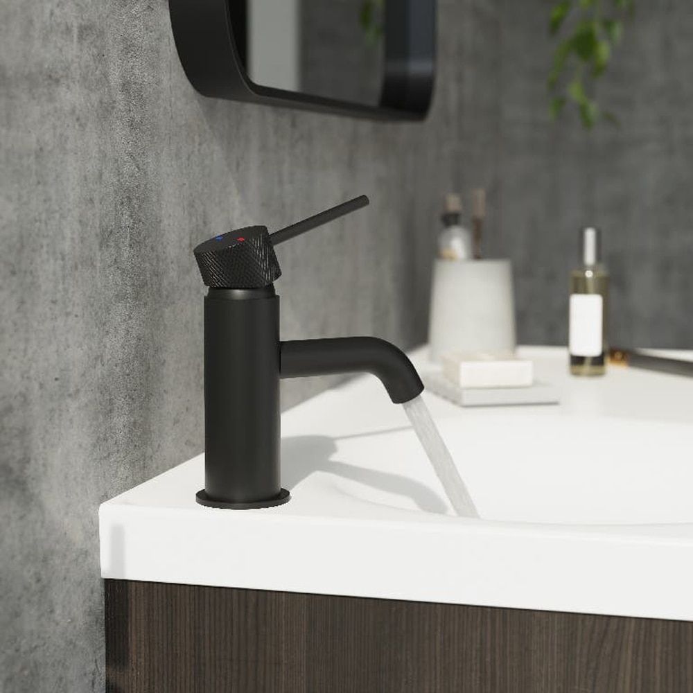 Baterie lavoar GOODHOME Owens, alama, negru