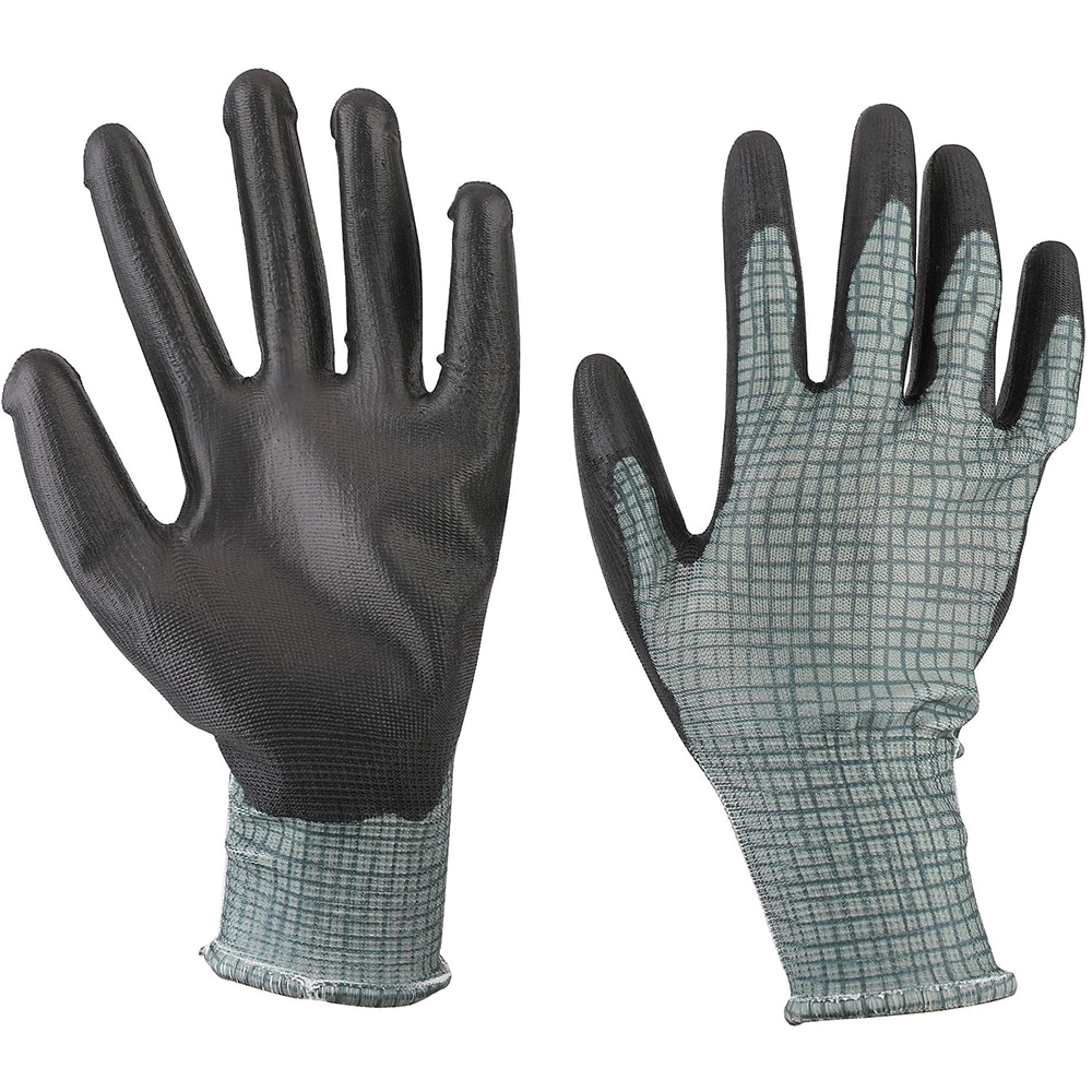 Manusi de gradinarit VERVE, marimea L, poliester si poliuretan, verde/negru