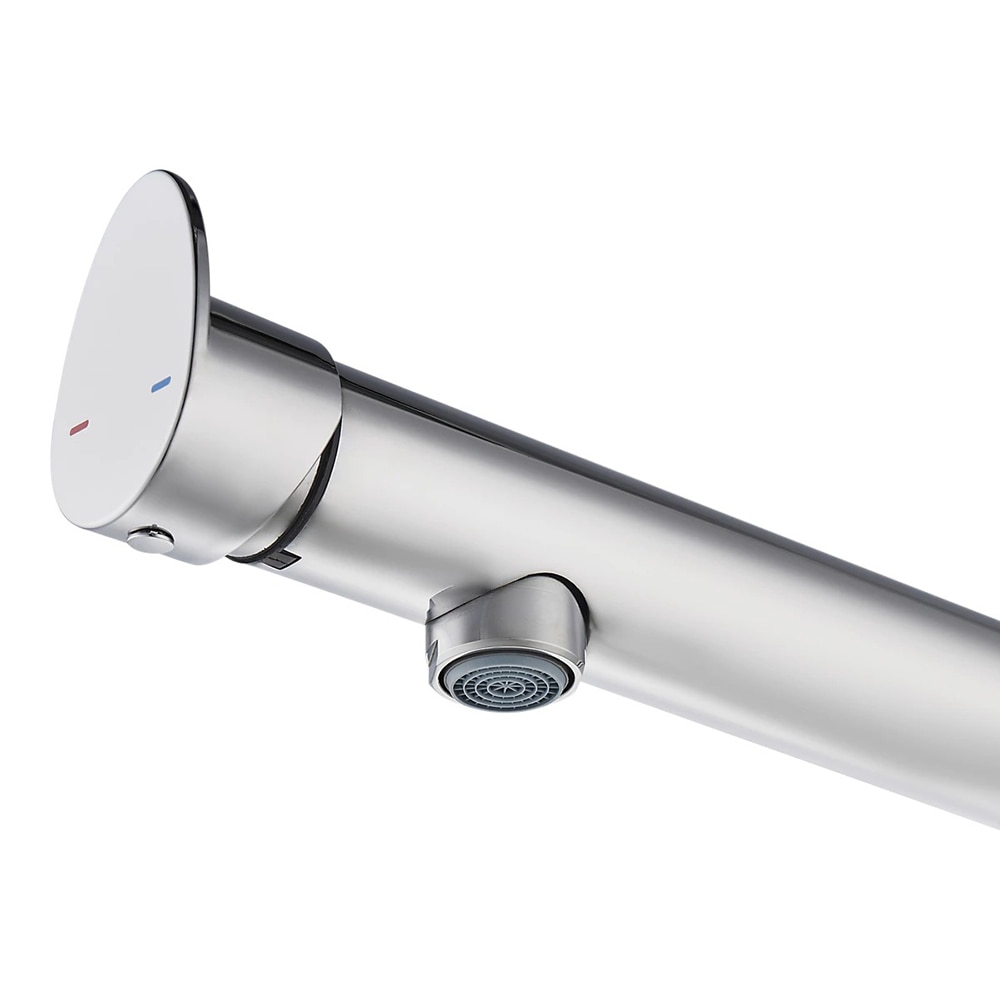 Baterie bucatarie GOODHOME Cascabel, alama, crom